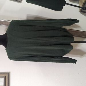 John Ashford Mens Sweater Green Casual Knit Crew Neck Pullover